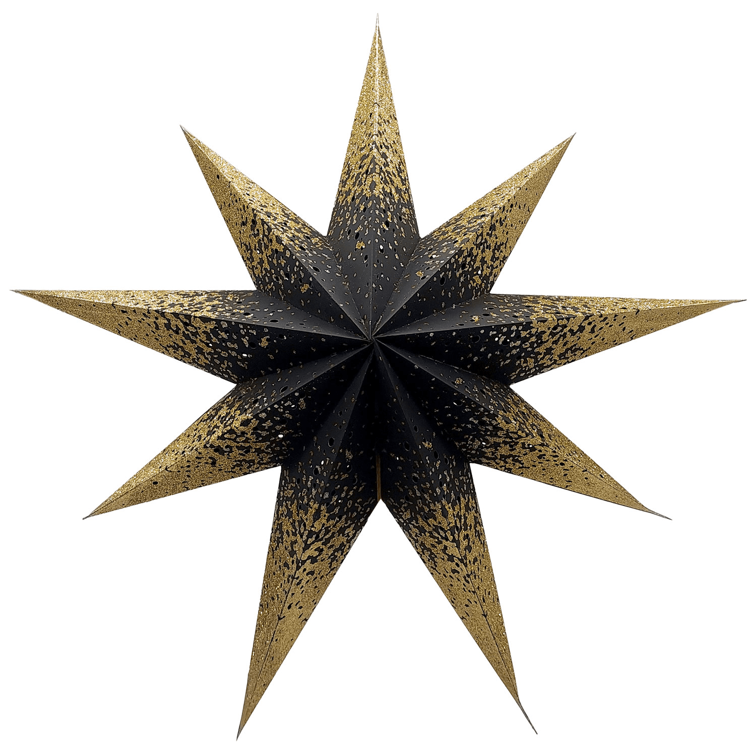 Bild von starlightz bianco m black/gold sparkle